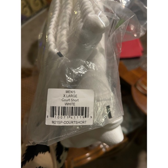 Flint Park Mens Court Short Heather Grey Athletic Activewear Shorts L NEW - Picture 4 of 4